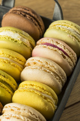 Sticker - Colorful Homemade Sweet French Macarons