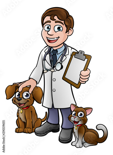 Vet Cartoon Character