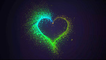 Green Heart Love
