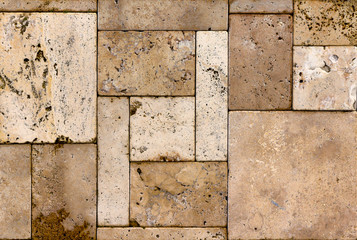 Orange facing stone, slate, sandstone and travertine marble texture