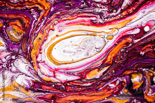 Hand Drawn Acrylic Painting Abstract Art Background Color