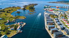 Aerial View Of Haugesund, Norway.