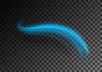 Wall Mural - blue ionic swirl