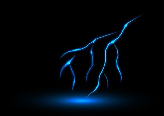 Wall Mural - lightning force