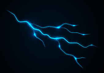 Wall Mural - storm bolt strike