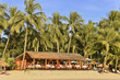 Meer, Strand, Palmen, Bungalowanlage, Ngapali-Beach, Ngapali, Thandwe, Rakhine-Staat, Myanmar, Asien