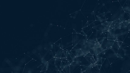 Technology Network Background.