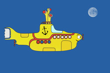 Gelbes U-Boot Cartoon - Yellow Submarine