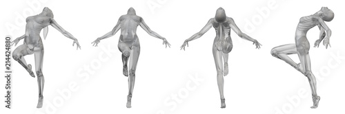 Fotografía 3d rendering illustration of human