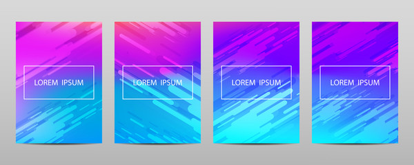 Wall Mural - covers with minimal design. geometric backgrounds for your design. vector template.