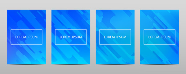 Wall Mural - Covers with minimal design. Geometric backgrounds for your design. Vector template.
