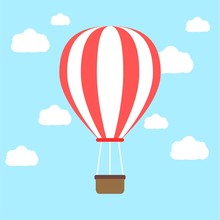 Vector Hot Air Balloon Icon