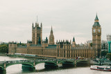 Fototapeta Big Ben - Houses of Parliament - London (from London Eye)