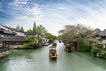 landscape of wuzhen in china