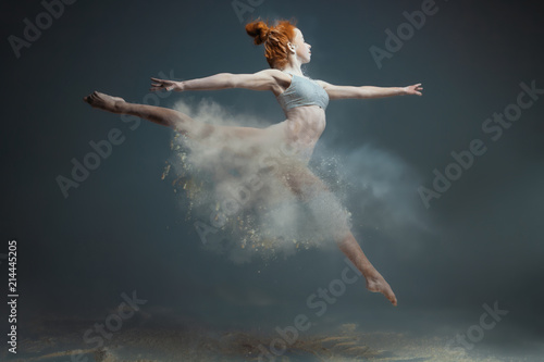 Dancing in flour concept Poster Mural XXL