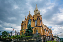 St. Mary Of The Mount Church, On Mount Washington, In Pittsburgh, Pennsylvania.