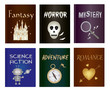 Story book set - Fantasy, Horror, Mystery, Science Fiction, Adventure and Romance genre