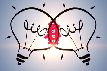 Aufkleber - Idea and innovation concept