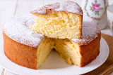 Homemade sponge cake