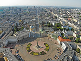 Fototapeta Miasto - Łódź, Polska- widok na Plac Wolności