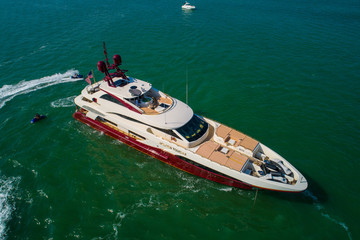 Aerial image of motoryacht Golden Touch II in Miami