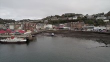 Aerial View Of The Town From Oban Bay