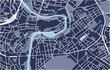 vector map of the city of Bern, Switzerland
