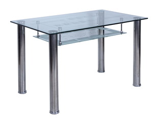 Wall Mural - table with a glass table-top