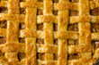 Extreme closeup apple pie 