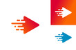 Fast Play Logo Template Design Vector, Emblem, Design Concept, Creative Symbol, Icon