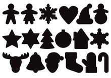 Gingerbread Silhouette Set