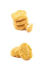 Poster - Chicken nugget composition isolated