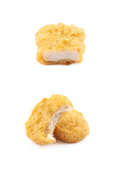 Poster - Chicken nugget composition isolated