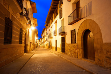 Wall Mural - Rubielos de Mora village in Teruel Spain