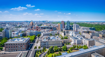 panoramic view at the potsdamer platz, berlin