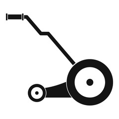 Sticker - Electric grass cutter icon. Simple illustration of electric grass cutter vector icon for web design isolated on white background