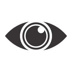 Canvas Print - Eye logo. Seeing Symbol. Investigation icon. Vector eps 08.