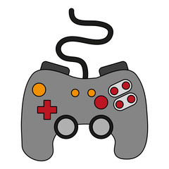 Modern console gamepad vector illustration graphic design