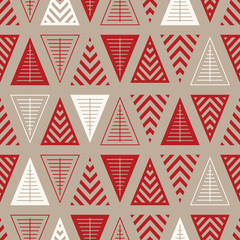 Wall Mural - Winter holidays seamless pattern