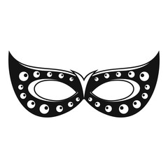 Poster - Italian carnival mask icon. Simple illustration of italian carnival mask vector icon for web design isolated on white background