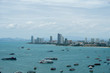 Top view Pattaya beach city, Thailand
