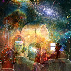 Canvas Print - thoughts of universe