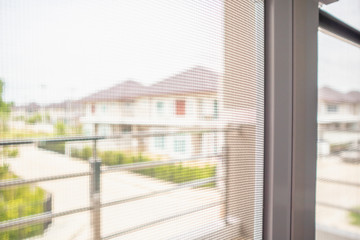 mosquito net wire screen on house window protection against insect