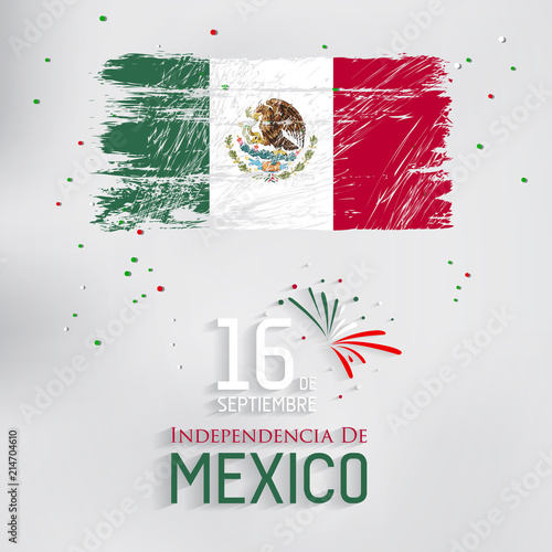 Fotomural Mexico Independence Day (Día de la Independencia).