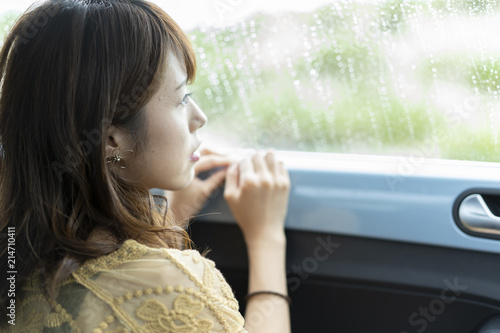 車の助手席の女性 Stock Photo Adobe Stock 車の助手席の女性 Stock Photo Adobe Stock