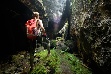 explore ancient fortress cave