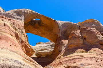 Wall Mural - Bridge Arch at Rattlesnake Canyon in McInnis Canyons National Conservation Area, Colorado State, USA