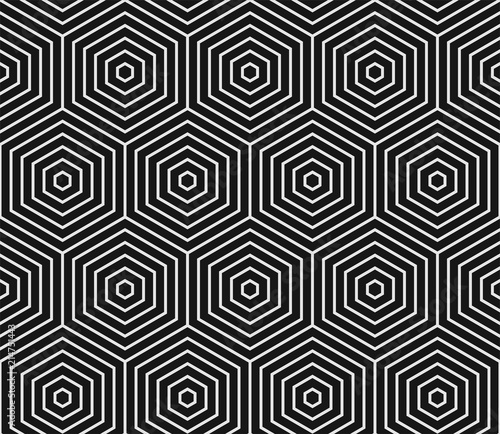 Abstract Geometric Pattern Vector White Background Of Seamless
