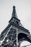 Fototapeta Paryż - The Eiffel Tower in Paris.