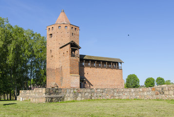 Wall Mural - Rawa Mazowiecka, ruiny zamku książąt mazowieckich